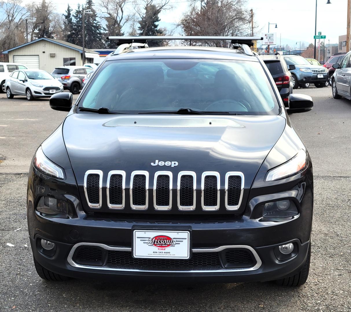 2015 Black /Black Jeep Cherokee Limited (1C4PJMDS4FW) with an 3.2L V6 engine, Automatic transmission, located at 450 N Russell, Missoula, MT, 59801, (406) 543-6600, 46.874496, -114.017433 - Nice Jeep. Lots of Features. 4 Wheel Drive. Automatic. Huge Sunroof. Leather Heated Seats. Power Drivers Seat. Heated Steering Wheel. Bluetooth. Steering Wheel Controls. Air. Cruise. Tilt. Power Windows and Locks. Towing. - Photo#2